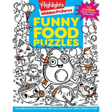 Funny Food Puzzles Paperback Book