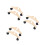6Stk Raumteiler Basis Holz Mit , Leichter Transport, Beige 10