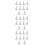 30Pcs Durable White Ceramic Kiln Support Pins for Home Pottery Use 7