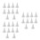 30Pcs Durable White Ceramic Kiln Support Pins for Home Pottery Use 4