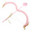 2Sets Herren Kostüm Set Mit Herzspitzenbogen Pfeilen in Pink 1