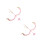 2Sets Herren Kostüm Set Mit Herzspitzenbogen Pfeilen in Pink 9