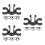 12Stk Befestigung Clips Kunststoff Mit Modernem Design 5