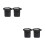 4Stk Robuste Schwarze Nylon Nurse Tool Bag Mit Praktischen Fächern 5