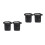 4Stk Robuste Schwarze Nylon Nurse Tool Bag Mit Praktischen Fächern 8