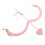 2Sets Herren Kostüm Set Mit Herzspitzenbogen Pfeilen in Pink 2