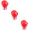 3Stk Modebroschen Herren Boxhandschuh Metall Rot Dekorative Pins 11