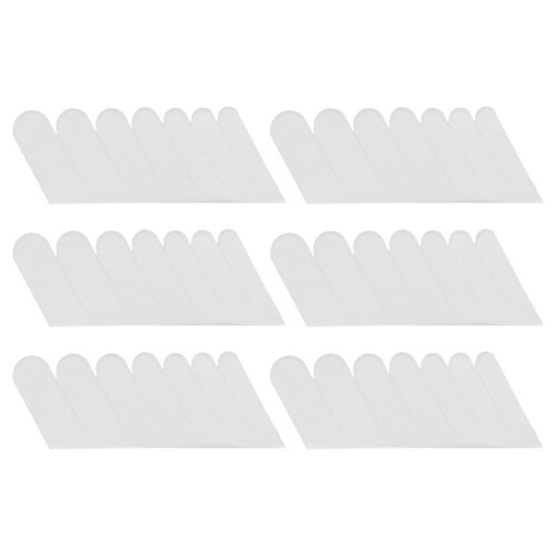 30Sheets Lightweight White Silk Nail Wraps Nail Art Tool and Protector 2