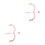 2Sets Herren Kostüm Set Mit Herzspitzenbogen Pfeilen in Pink 10