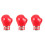 3Stk Modebroschen Herren Boxhandschuh Metall Rot Dekorative Pins 6