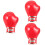 3Stk Modebroschen Herren Boxhandschuh Metall Rot Dekorative Pins 8