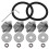 2Sets Aluminium Auto Stoßstangen Schnellverschluss Kit Front Heck Bunt 1