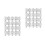 100Pièces Clôture Miniature Jeu Plastique Pour Scène 7