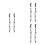 3Pairs Compact Plastic Golf Putt Counter Bead Chain Training Accessory 5