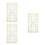 3Stk PVC Schneiderlineale Vielseitig Patchwork DIY Tools 8