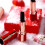 2Pièces Rouge Multi Élégant Femme 10