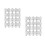 100Pièces Clôture Miniature Jeu Plastique Pour Scène 5