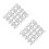 100Pièces Clôture Miniature Jeu Plastique Pour Scène 6