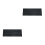 2Pièces Couvre Piano Électrique Noir PU Cuir Protecteur Durable 5