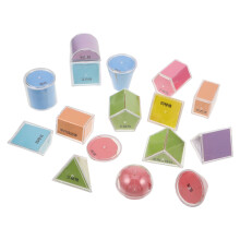 80Pièces Modèles Géométriques Solides Manipulables Pour École