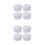 8Pièces Bonnet Infirmier En Coton Pour Usage 8