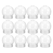 40Pièces Globes De Neige DIY En Bouchon Pour Bonbons