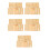 5Pièces Puzzle Bois 3D Maison DIY Éducatif 5