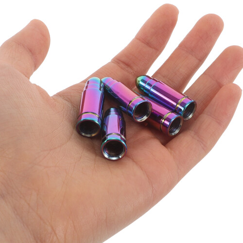 10Pièces Bouchons Valve Aluminium Multicolores Design Stylé 2