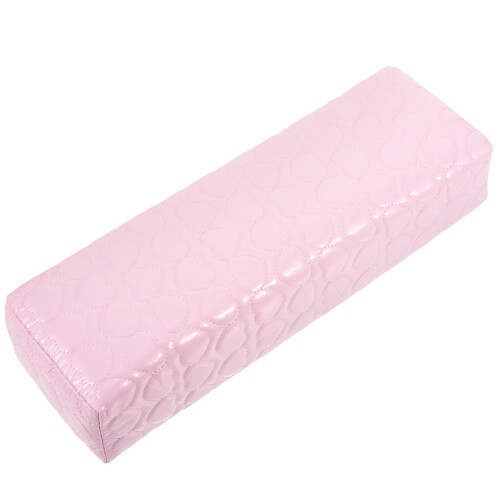 2Pièces Support Main Rose En Cuir PU Confortable Pour Ongles DIY