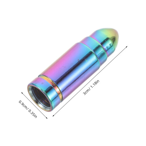 10Pièces Bouchons Valve Aluminium Multicolores Design Stylé 1