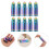 10Pièces Bouchons Valve Aluminium Multicolores Design Stylé 8