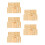 5Pièces Puzzle Bois 3D Maison DIY Éducatif 8