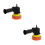 2Ensembles Accessoires Outil Noir Solide 7