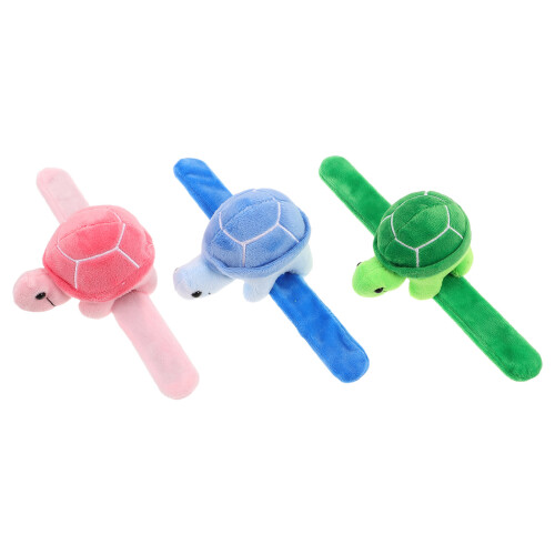12Stk Plüscharmbänder Tier- Slap Bracelets Für 1