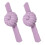 4Pièces Coussin Poignet Couture Violet Elastique Couturières Créatives 1