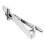 3Pièces Clips De Cravate Cuivre Argent Style Croix Pour 2