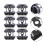 30Pièces Kit Roues Train Noir, Precision Design Unique 8