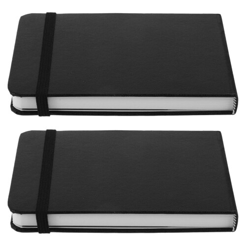 4Pièces Carnet De Peinture Noir, Carnet De Voyage 2