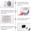 2Pièces Déshumidificateur Air USB 500Ml Compact Bureau Chambre 10