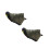 2Pièces Bottes Enfants Hiver Vert Fourrure Douce Semelle Épaisse 4