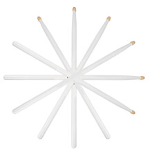 15Paires Baguettes Bois Naturel Blanches Pour Batterie Et Performance