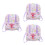 3Pièces Sac À Mini En Tissu Pour Et Accessoires 5