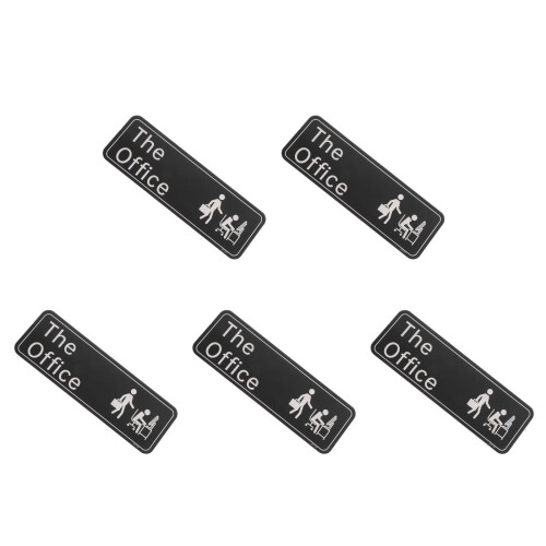 5Pièces Panneaux Noir Design Et 2