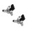2Pièces Robinet Essence Métal Noir Mini 2 Temps Atv Boost 6