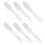 18Pièces Mini Spatules Plastique Transparentes Pour Crèmes Masques 2