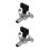 2Pièces Robinet Essence Métal Noir Mini 2 Temps Atv Boost 9