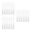 18Pièces Mini Spatules Plastique Transparentes Pour Crèmes Masques 10