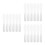 18Pièces Mini Spatules Plastique Transparentes Pour Crèmes Masques 5