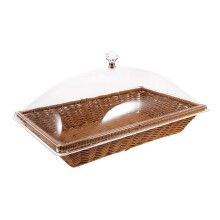 2Ensembles Panier PP Multi Pour Pain Couvercle