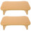 2Pièces Support Pied Bois Kaki Ergonomique Pour Et 7